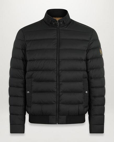 Doudoune Belstaff Homme Circuit Noir Nylon France AG9217084